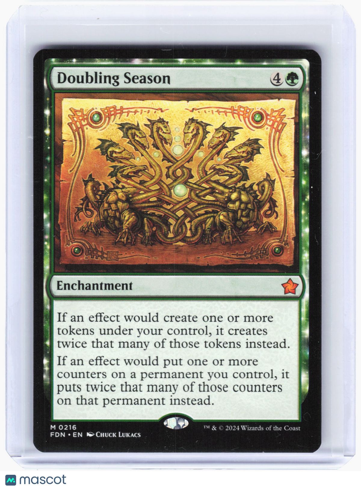 2024 Magic: The Gathering—Doubling Season #216 Foundations—Mythic Nonfoil