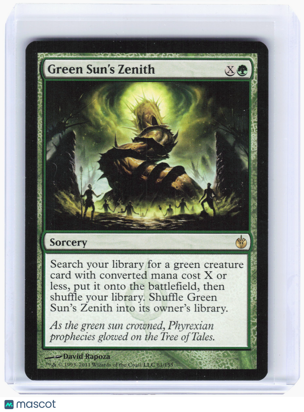 2011 Magic: The Gathering—Green Sun's Zenith #81 Mirrodin Besieged—Rare Nonfoil