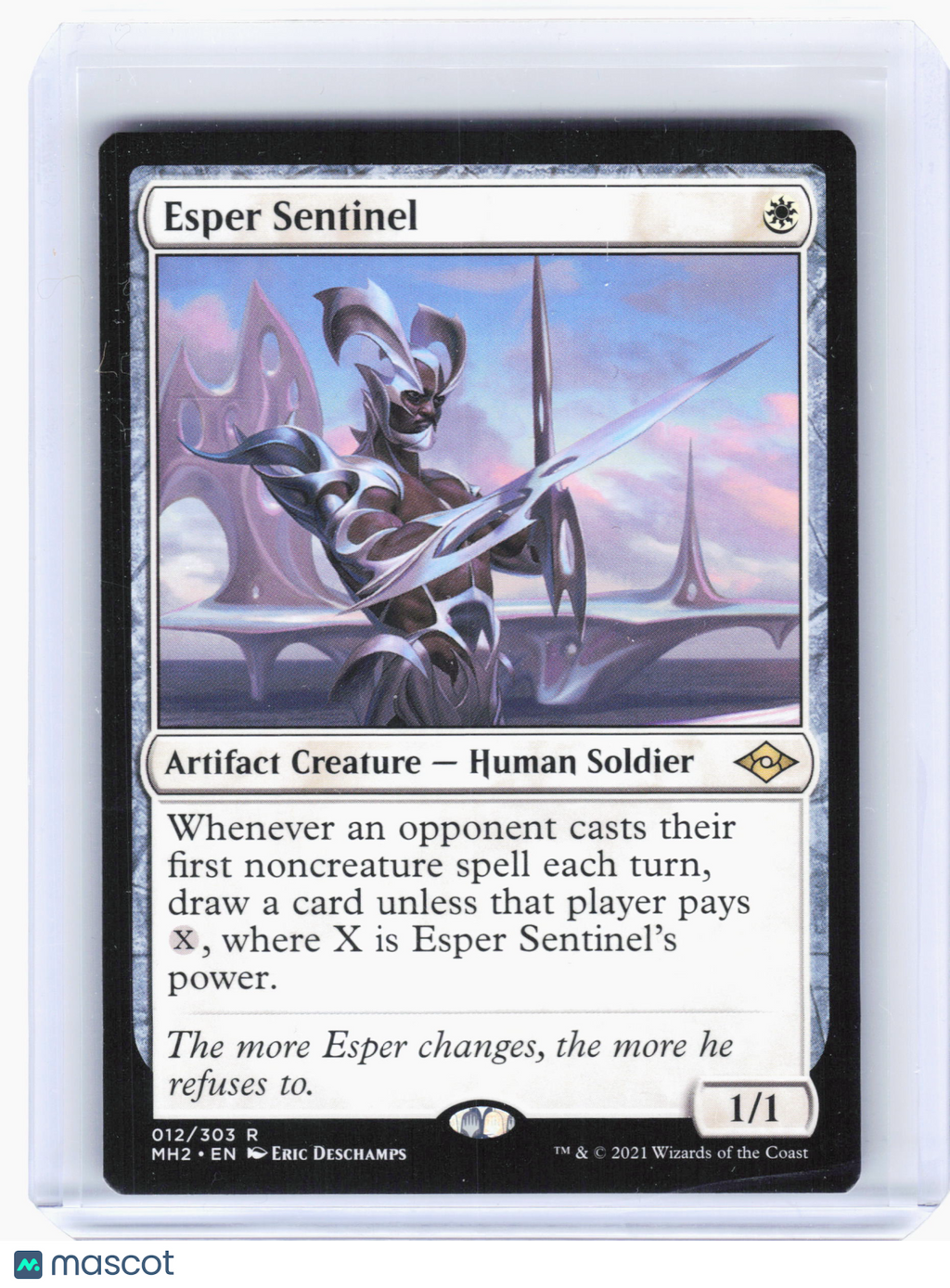 2021 Magic: The Gathering—Esper Sentinel #12 Modern Horizons 2—Rare Nonfoil