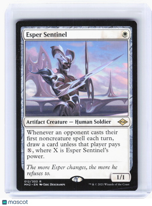 2021 Magic: The Gathering—Esper Sentinel #12 Modern Horizons 2—Rare Nonfoil
