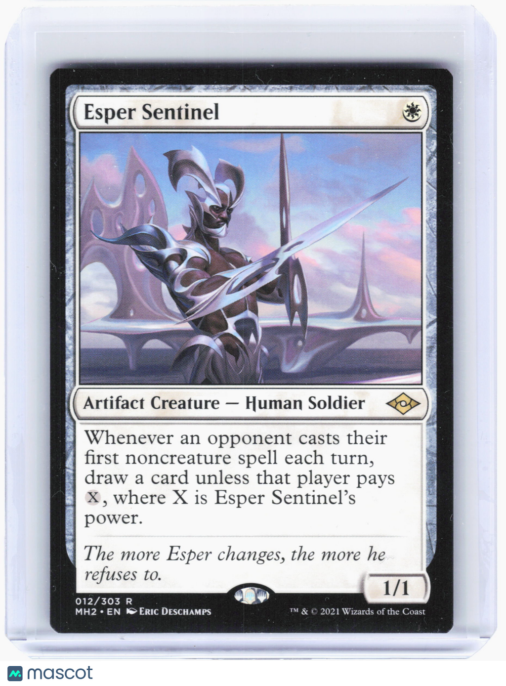 2021 Magic: The Gathering—Esper Sentinel #12 Modern Horizons 2—Rare Nonfoil