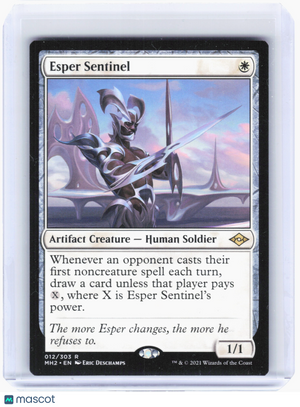 2021 Magic: The Gathering—Esper Sentinel #12 Modern Horizons 2—Rare Nonfoil