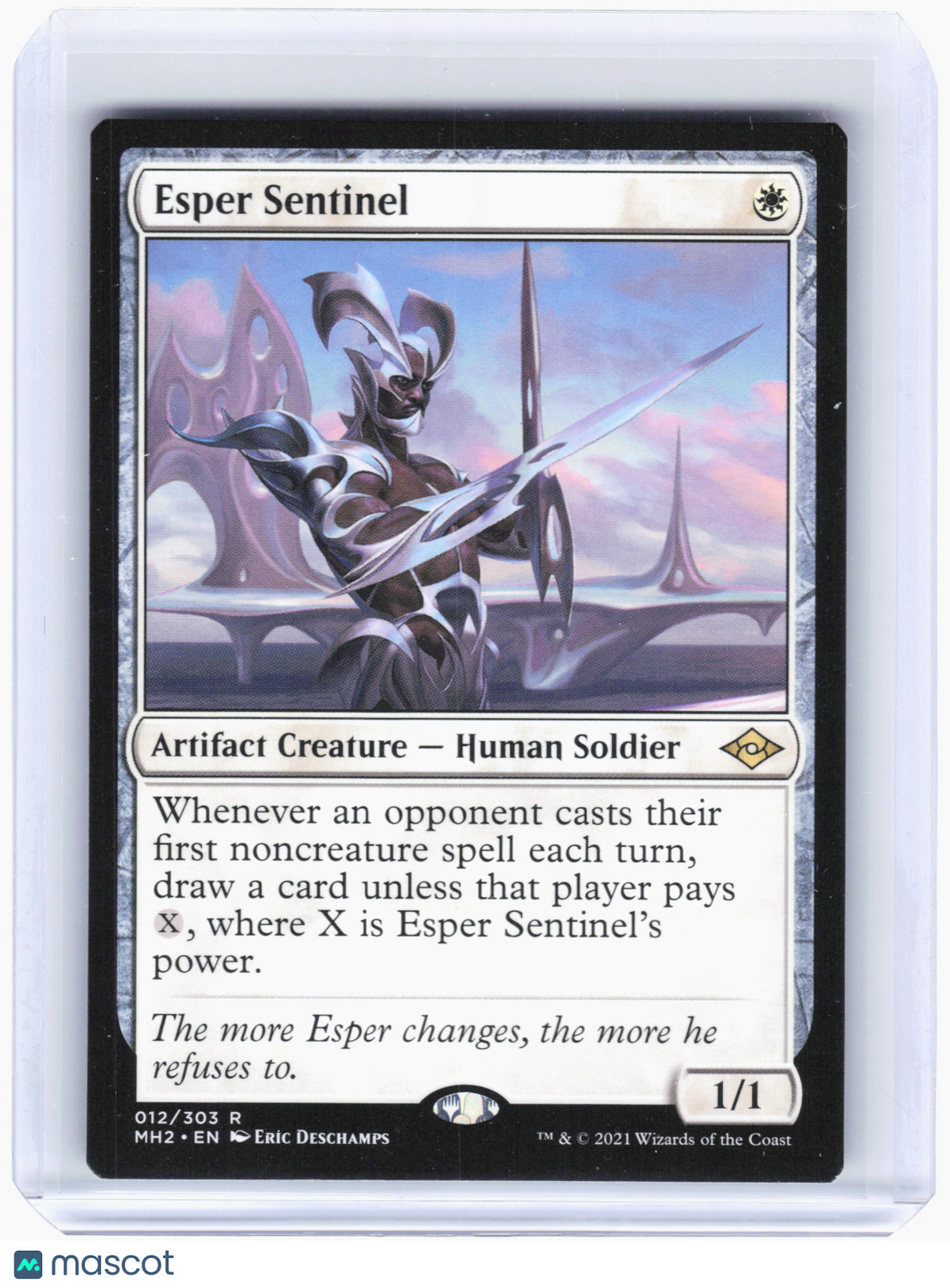 2021 Magic: The Gathering—Esper Sentinel #12 Modern Horizons 2—Rare Nonfoil