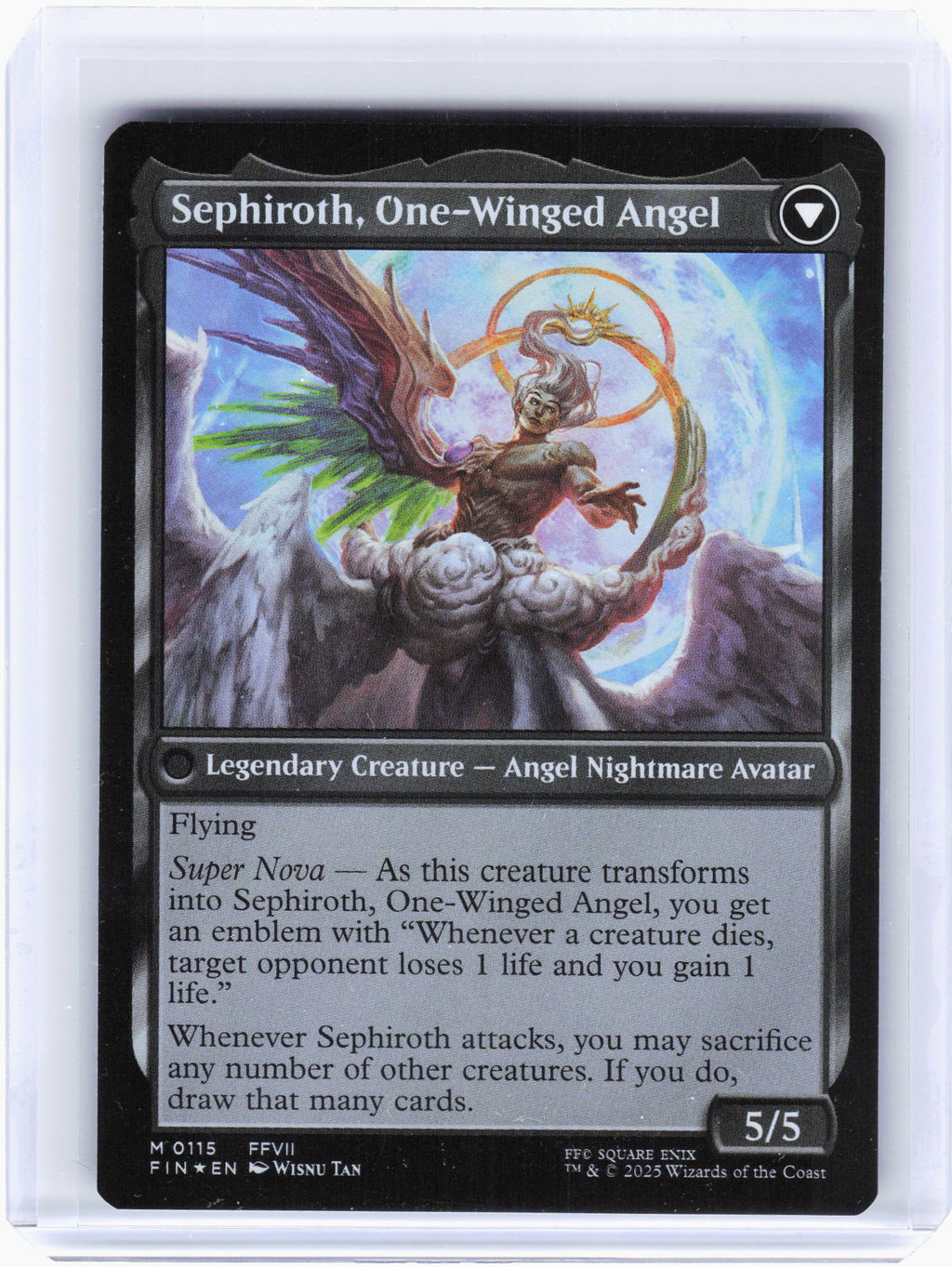 2025 Magic: The Gathering—Sephiroth, Fabled SOLDIER #115 FINAL FANTASY—M Foil