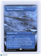 2022 MTG—Otawara, Soaring City #414 Kamigawa: Neon Dynasty—R Foil (Borderless)