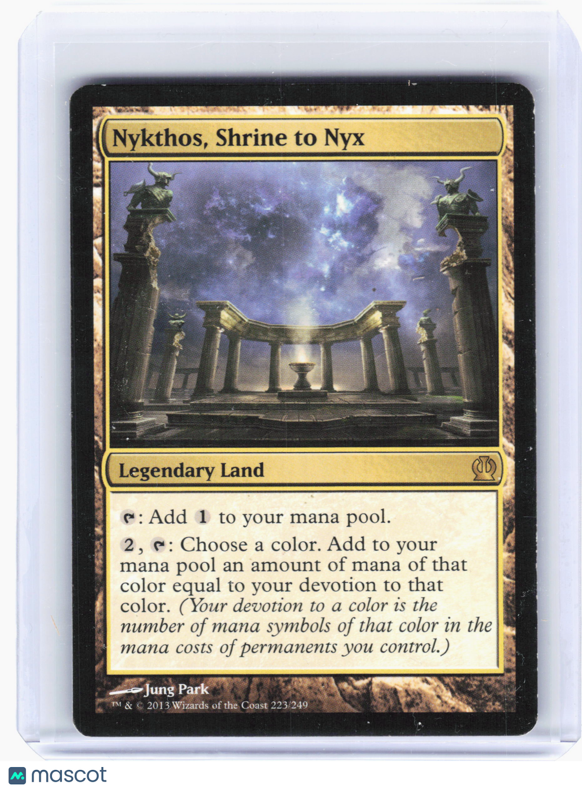 2013 Magic: The Gathering—Nykthos, Shrine to Nyx #223 Theros—Rare Nonfoil [MP]