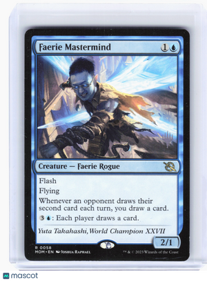 2023 MTG—Faerie Mastermind #58 Promo Pack: March of the Machine—R Nonfoil [LP]