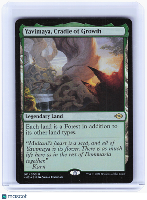 2021 Magic: TG—Yavimaya, Cradle of Growth #261 Modern Horizons 2—Rare Foil