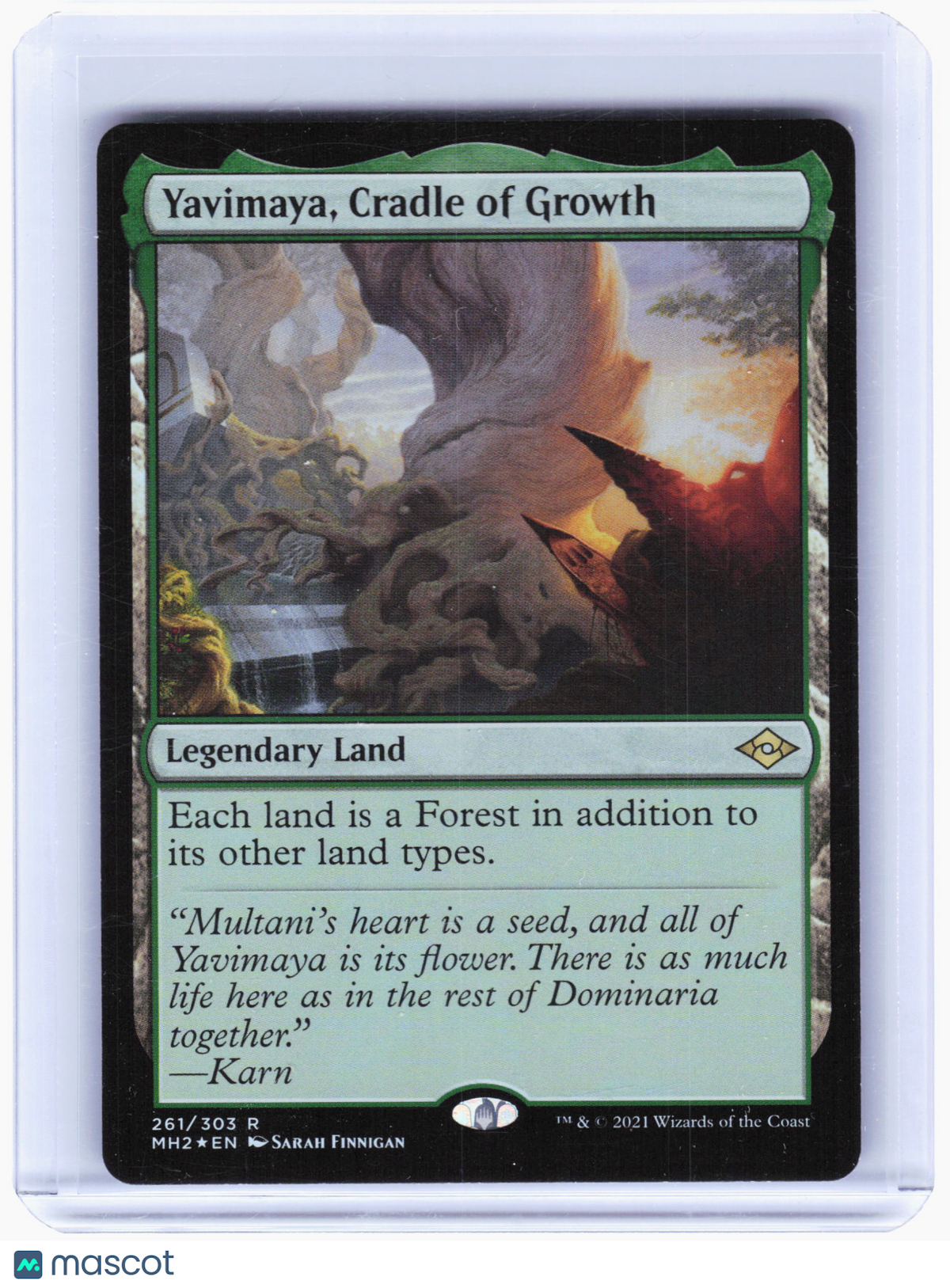 2021 Magic: TG—Yavimaya, Cradle of Growth #261 Modern Horizons 2—Rare Foil