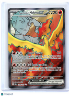 2025 Pokemon—Team Rocket's Moltres ex #208/182 Destined Rivals—Ultra Rare Holo