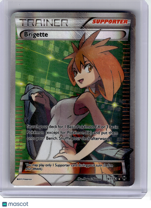 2015 Pokemon—Brigette #161 BREAKthrough—Ultra Rare Holo [Damage]