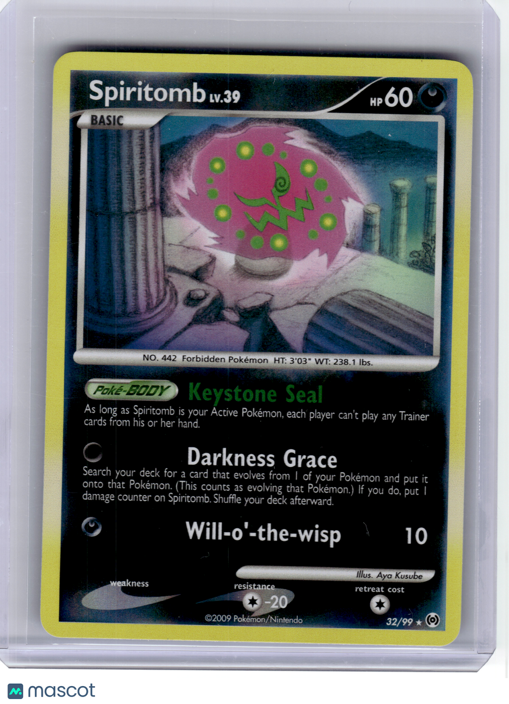 2014 Pokemon—Spiritomb #32 Arceus—Rare Reverse Holo [Lightly Played]