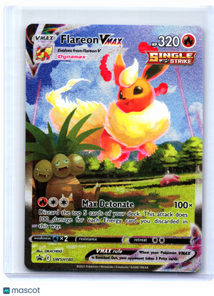 2021 Pokemon—Flareon VMAX #SWSH180 Sword & Shield Promos—Black Star Promo Holo
