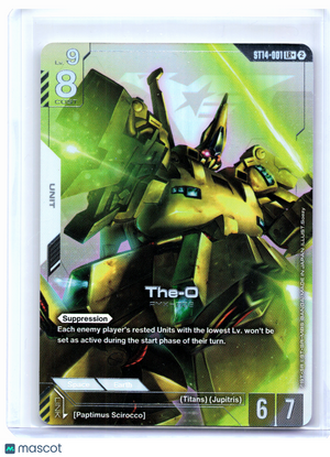 2026 Gundam Card Game—The-O #ST14-001 Heavy Dominion—Legend Rare+ Foil
