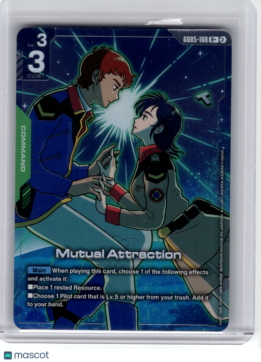 2026 Gundam Card Game—Mutual Attraction #106 Freedom Ascension—R+ Foil