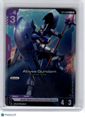 2026 Gundam Card Game—Abyss Gundam #10 Starter Deck 11: Aquatic Assault—C+ Foil