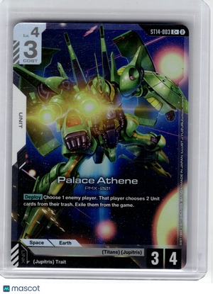 2026 Gundam Card Game—Palace Athene #3 Starter Deck 14: Heavy Dominion—C+ Foil