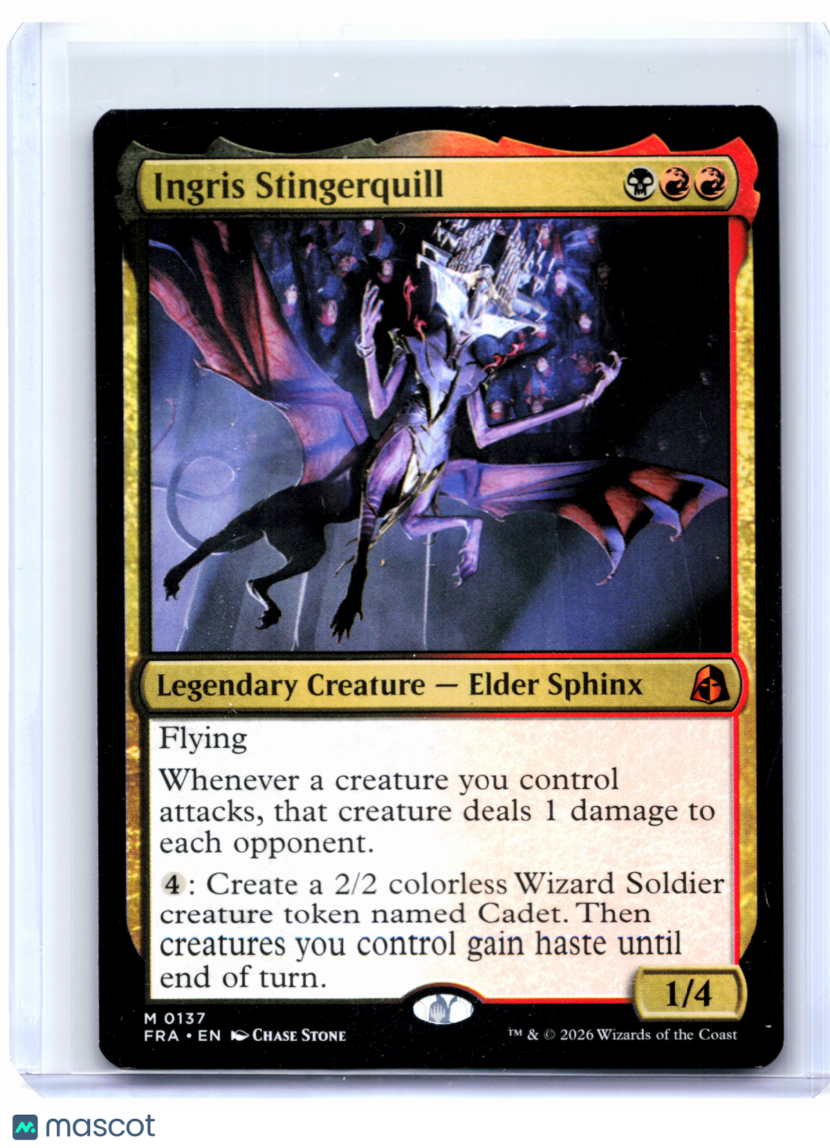 2026 Magic: TG—Ingris Stingerquill #0137 Reality Fracture—Mythic Nonfoil