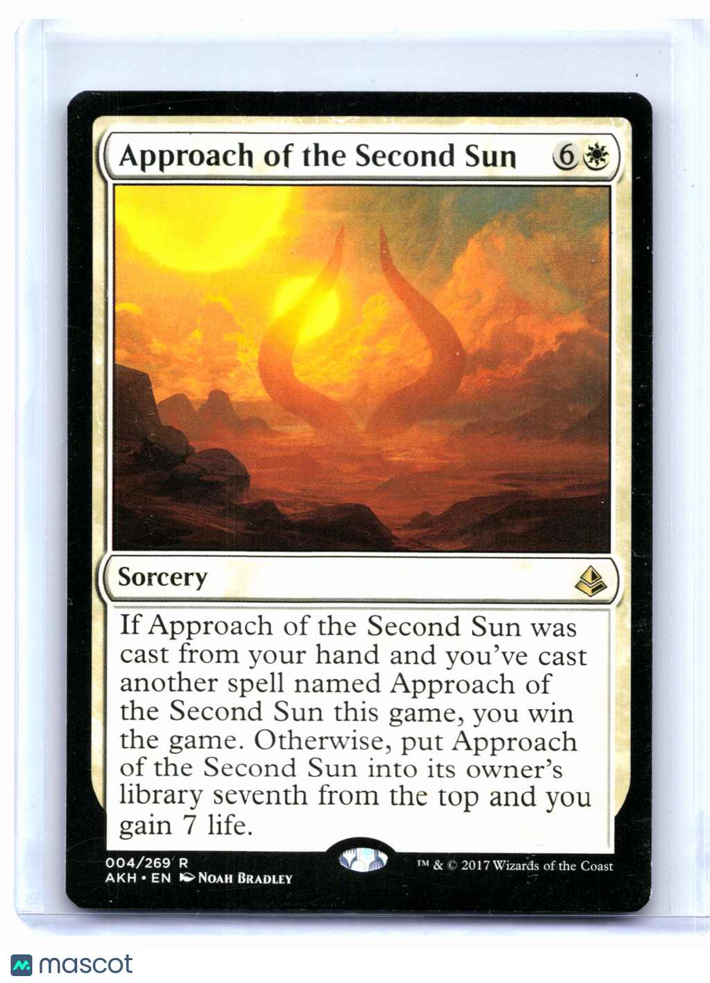 2017 Magic: The Gathering—Approach of the Second Sun #004 Amonkhet—Rare Nonfoil