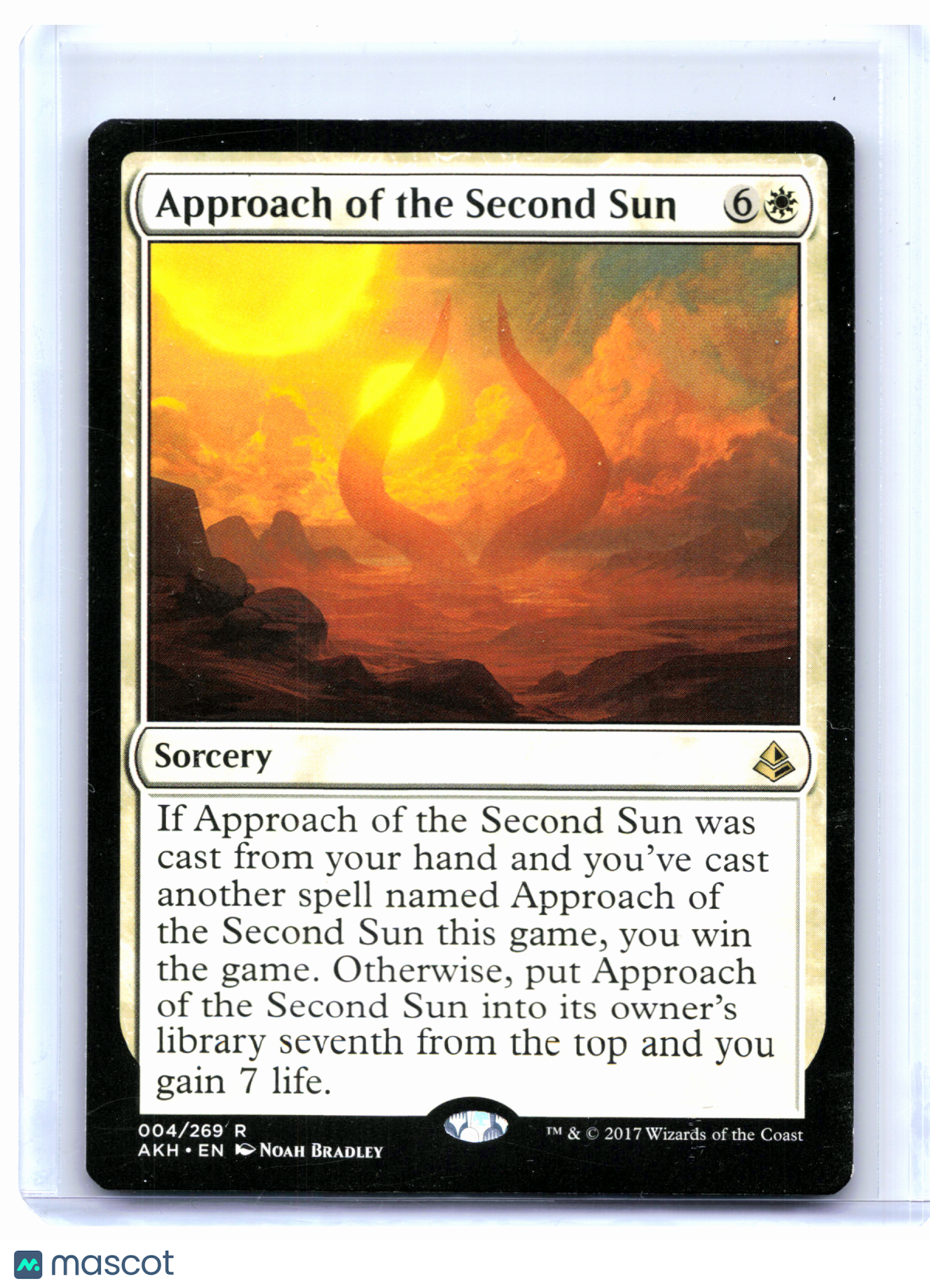 2017 Magic: The Gathering—Approach of the Second Sun #004 Amonkhet—Rare Nonfoil