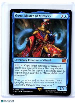 2025 Magic: TG—Gogo, Master of Mimicry #0054 FINAL FANTASY—Mythic Nonfoil