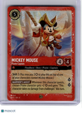 2026 —Mickey Mouse (Pirate Captain) #18 Disney Lorcana Promo Cards—Promo Foil