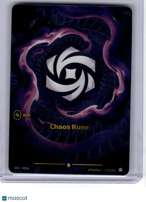 2026 League of Legends—Chaos Rune #R05a Spiritforged—Showcase Foil