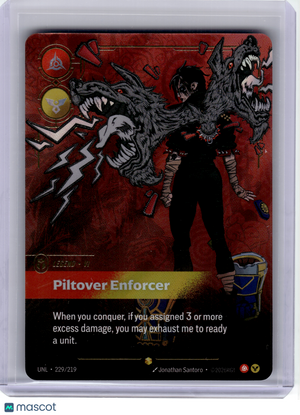 2026 League of Leg.—Vi, Piltover Enforcer (Overnumbered) #229 UNL—Showcase Foil
