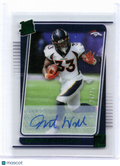 2022 Panini Clearly Donruss Football—Javonte Williams #75 Green Rookie 24/25 RC