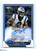 2024 Topps Chrome Football—Bryce Young #TCA-BY Variation Rookie Auto Panthers