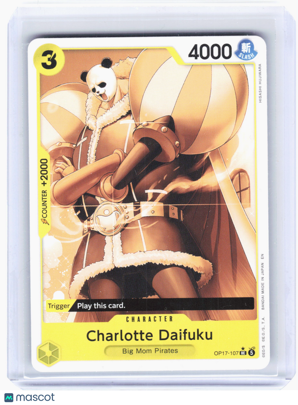 2026 One Piece—Charlotte Daifuku (Pandaman Art) #OP17-107 The World's Strongest