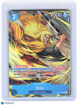 2026 One Piece—Shiki (Alt Art) #OP17-048 The World's Strongest Warriors—Foil