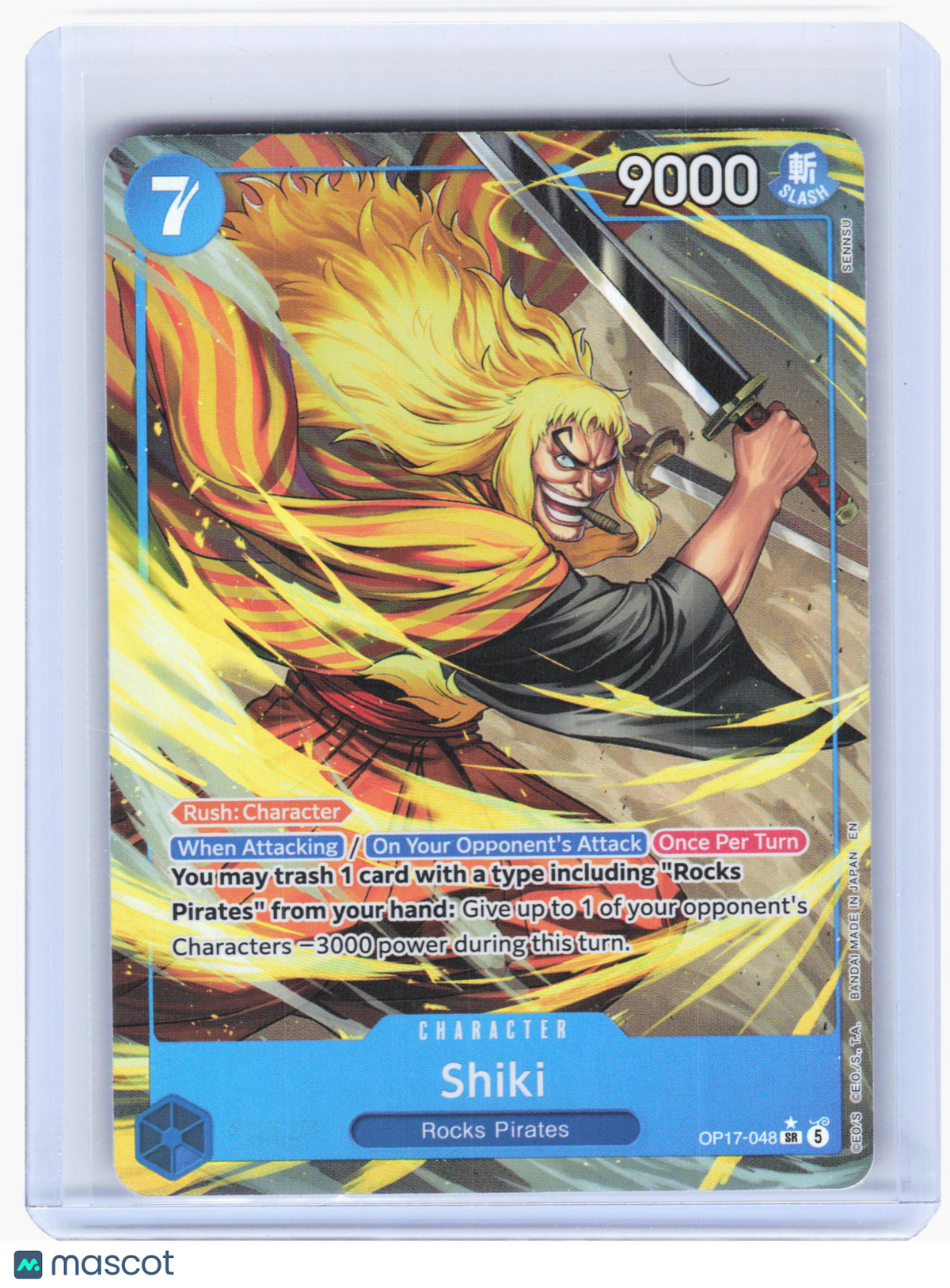 2026 One Piece—Shiki (Alt Art) #OP17-048 The World's Strongest Warriors—Foil