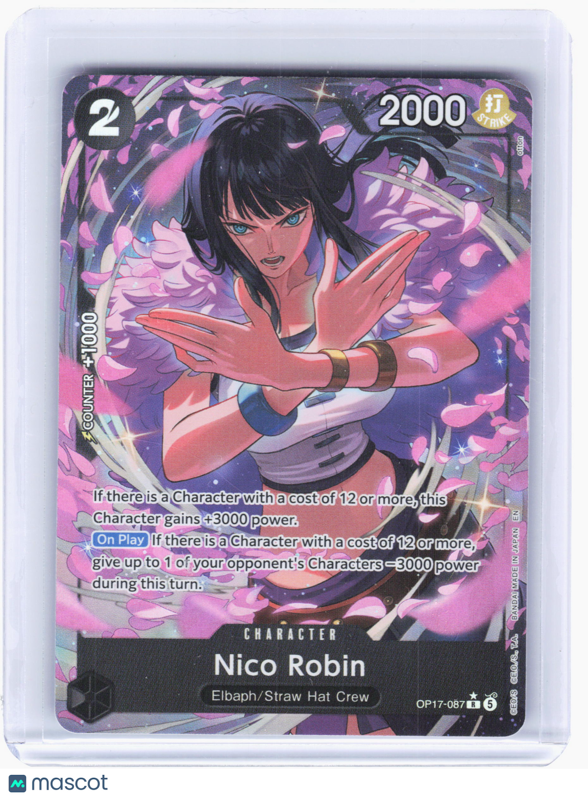 2026 One Piece—Nico Robin (Alt Art) #OP17-087 The World's Strongest Warriors