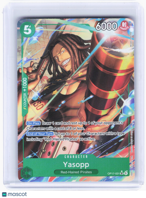 2026 One Piece—Yasopp (Alt Art) #OP17-031 The World's Strongest Warriors—Foil