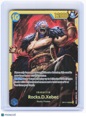 One Piece—Rocks.D.Xebec #OP17-118 The World's Strongest Warriors—Secret Rare