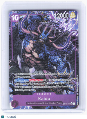 2026 One Piece—Kaido (Alt Art) #OP17-063 The World's Strongest Warriors—SR Foil