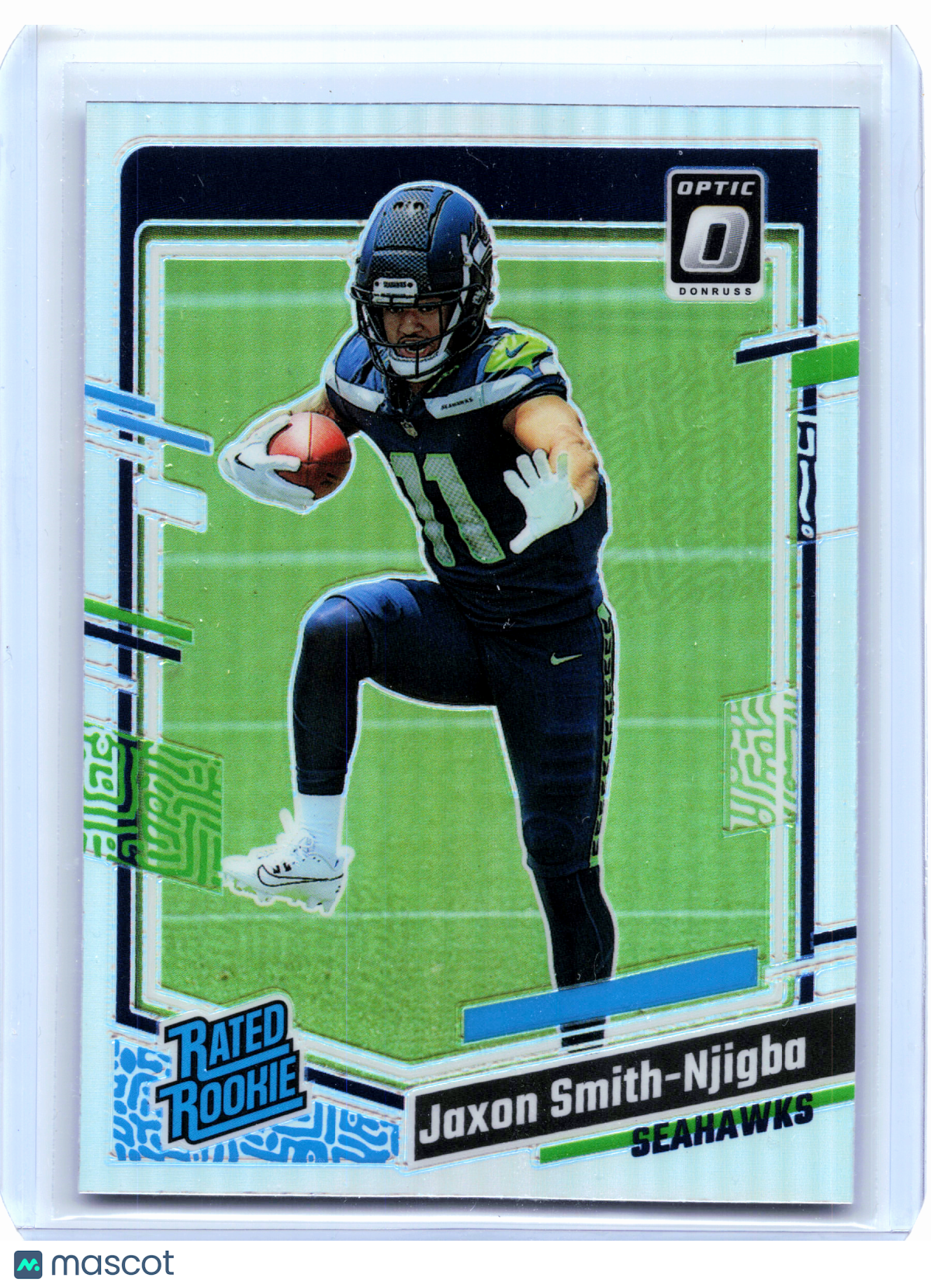 2023 Donruss Optic Football—Jaxon Smith-Njigba #293 Holo Rookie RC Seahawks