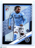 2025 Topps Chrome MLS Soccer—Seymour Reid #196 Black Refractor Rookie 09/10 RC