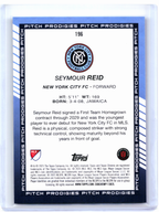 2025 Topps Chrome MLS Soccer—Seymour Reid #196 Black Refractor Rookie 09/10 RC