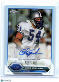 2024 Topps Chrome Football—Chris Spielman #TCA-CSP Refractor Auto 136/299