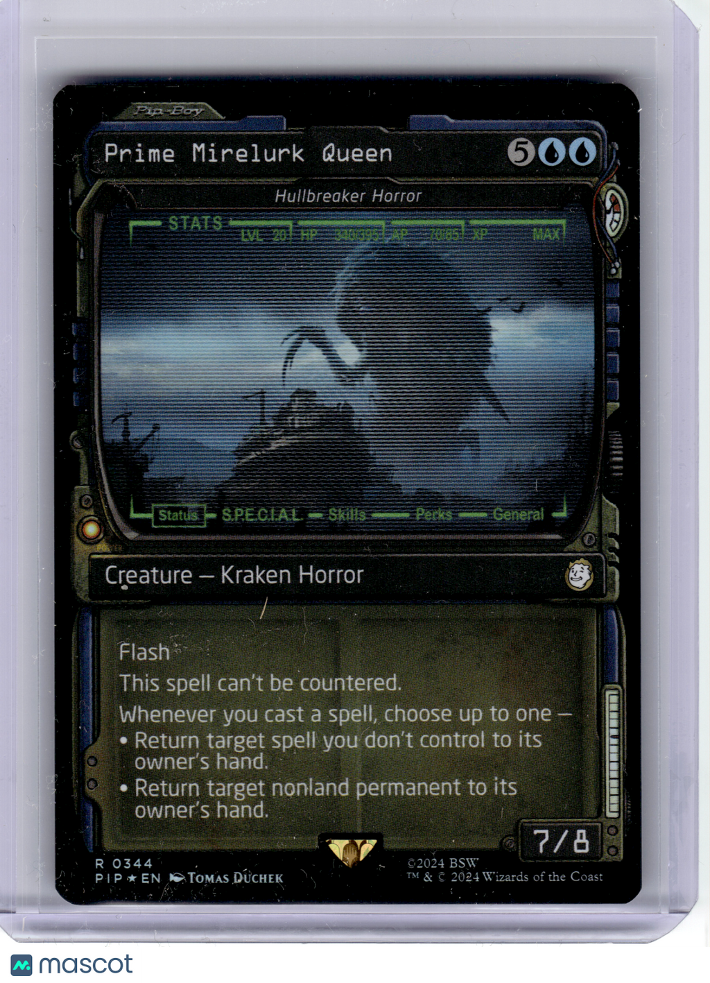 2024 MagicTG—Prime Mirelurk Queen Hullbreaker Horror (Showcase) #344 PIP—R Foil