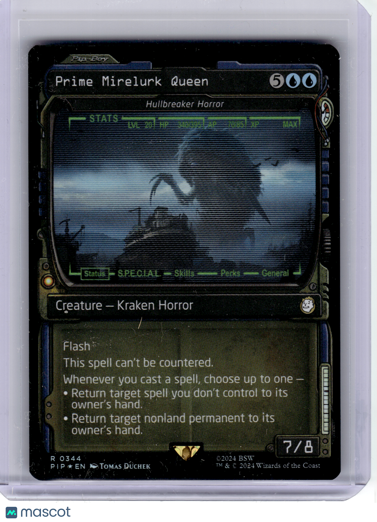 2024 MagicTG—Prime Mirelurk Queen Hullbreaker Horror (Showcase) #344 PIP—R Foil