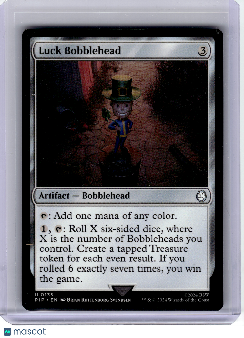 2024 MagicTG—Luck Bobblehead #135 Universes Beyond: Fallout—Rare Non-Foil