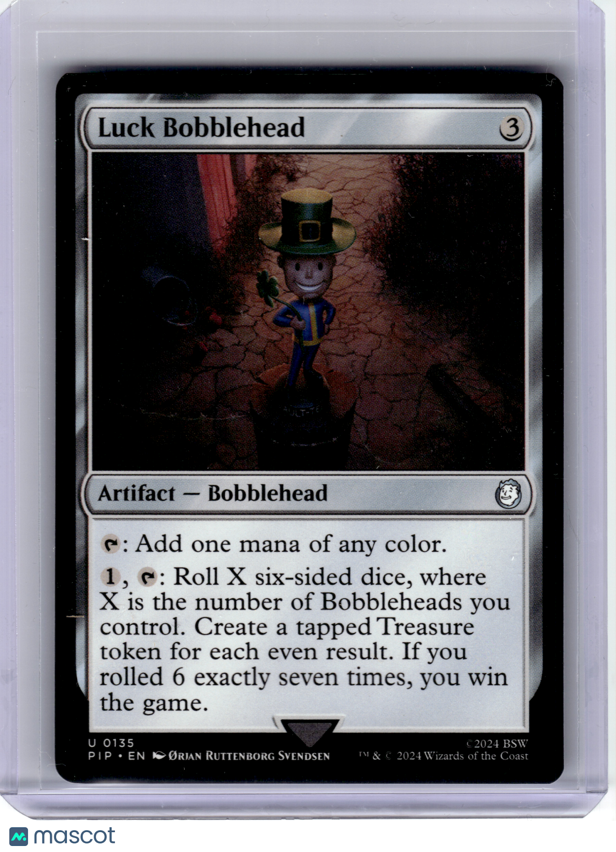 2024 MagicTG—Luck Bobblehead #135 Universes Beyond: Fallout—Rare Non-Foil
