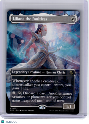 2026 MagicTG—Liliana the Faultless (Borderless) #293 Reality Fracture—R Non-Foil