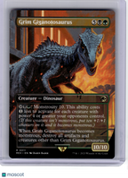 2023 MagicTG—Grim Giganotosaurus (Borderless) #11 REX—Rare Non-Foil