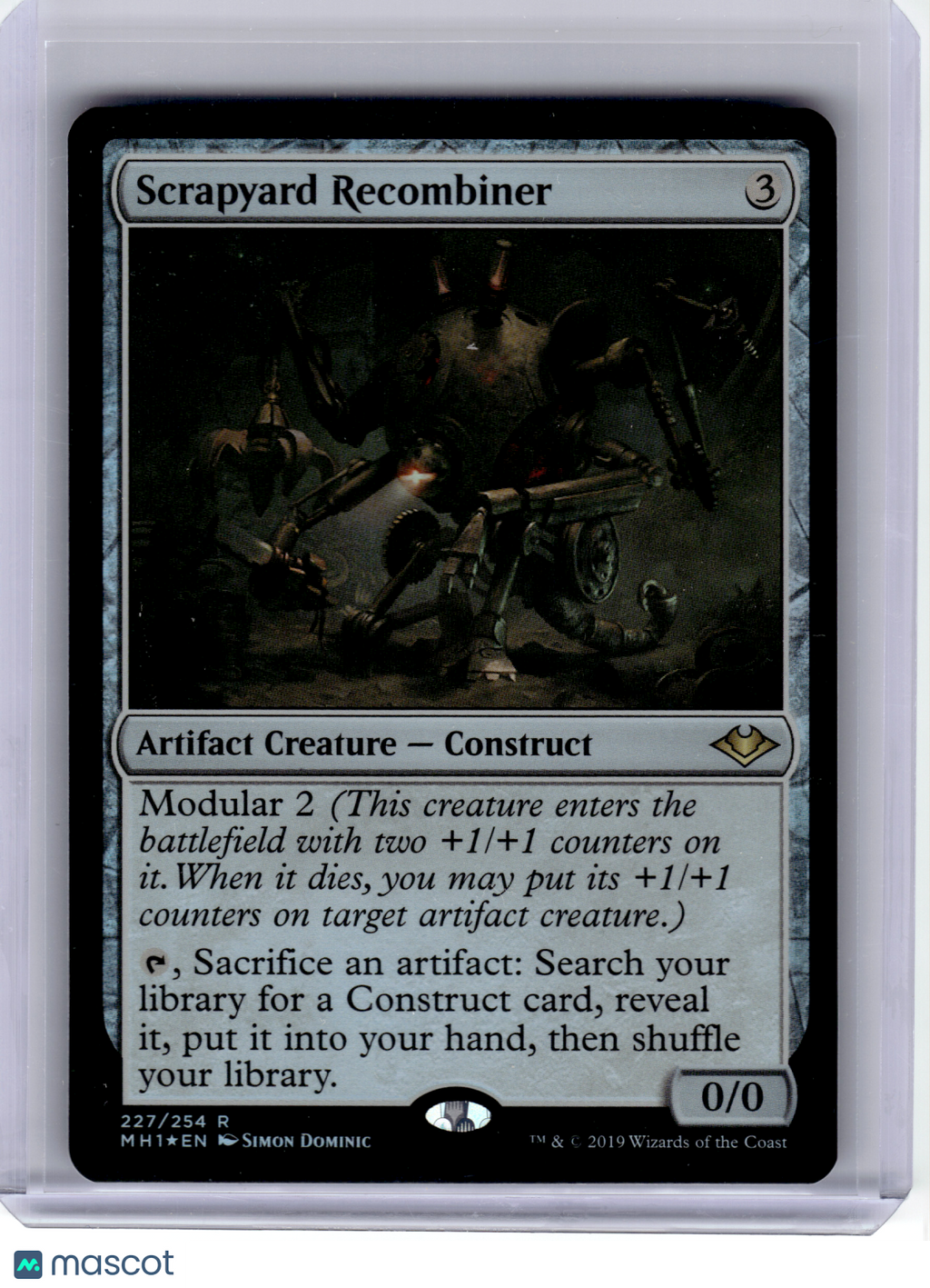 2019 MagicTG—Scrapyard Recombiner #227 Modern Horizons—Rare Foil