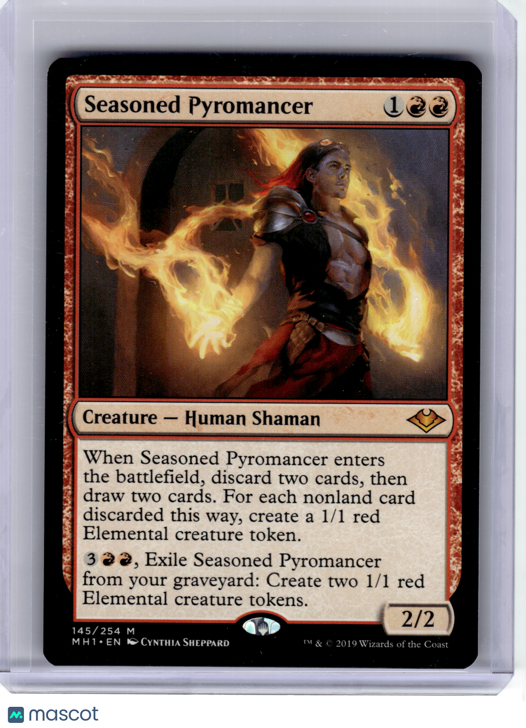 2019 MagicTG—Seasoned Pyromancer #145 Modern Horizons—Mythic Non-Foil