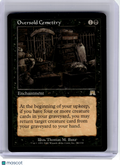 2002 MagicTG—Oversold Cemetery #160 Onslaught—Rare Non-Foil [Lightly Played]